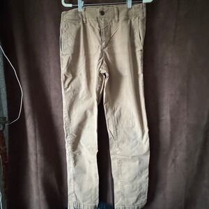 American Eagle Flex Chino Pants 29x32 Khaki Tan Slim Straight Stretch Cotton